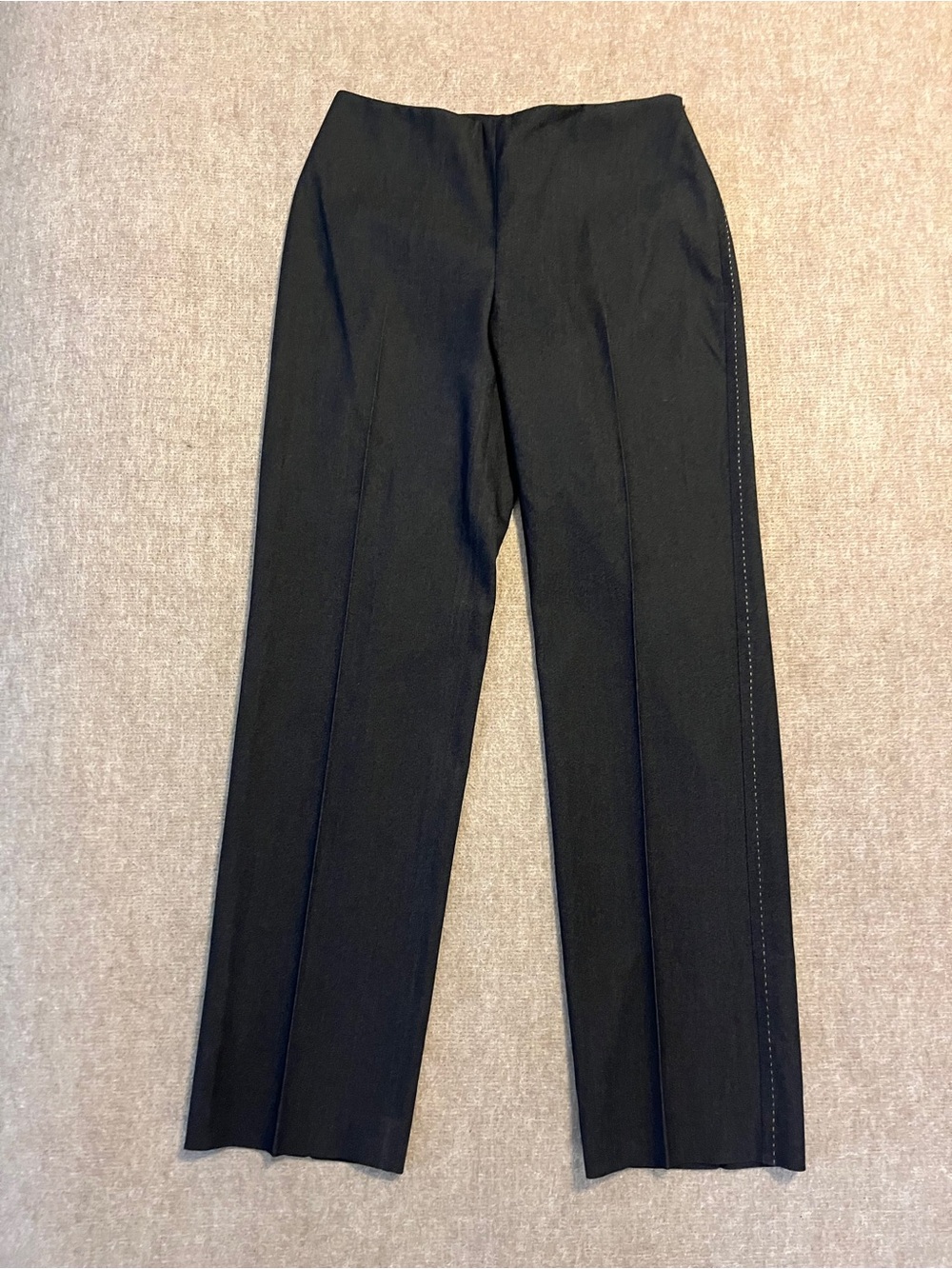 Ann Taylor Black Dress Pants Size 4 Straight Leg Work Office Career